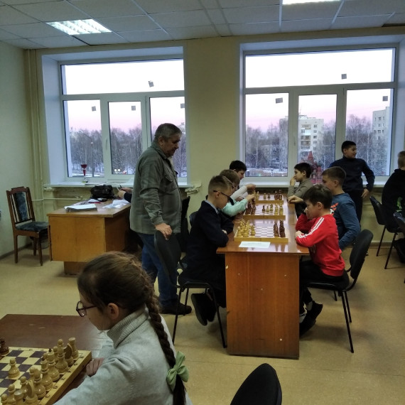 Городской этап Всероссийских соревнований по шахматам.